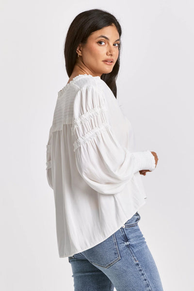 Dear John- Jolene Smocked Blouse