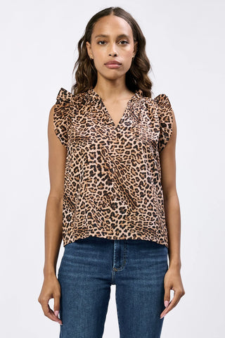 Puja Novelty Top- Leopard