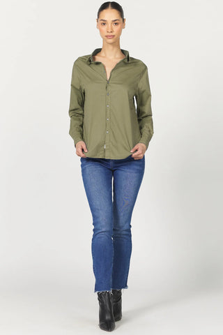 LOLITA POPLIN SHIRT-Vetiver