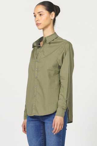 LOLITA POPLIN SHIRT-Vetiver
