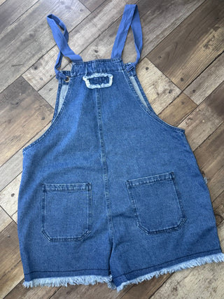 The Easy Day Denim Romper