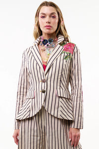 Aratta- Derby Princess Stripe Blazer