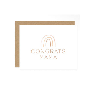 Congrats Mama Baby Shower Greeting Card