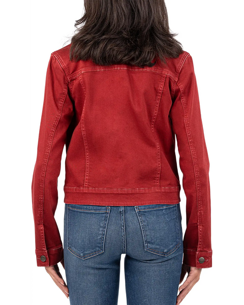 Kut From The Kloth- Julia Crop Jacket -Red