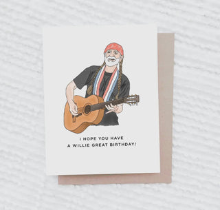 Willie Nelson Birthday Greeting Card