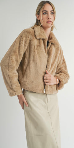 Sadie & Sage- Libby Fur Jacket