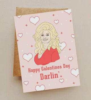 Galentines Day Dolly Greeting Card