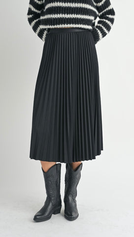 Full of Charm Pleated Midi Skirt