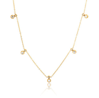 Willow Crystal Drop Necklace