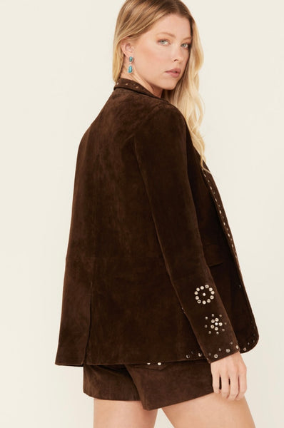 Drftwood- Suede Studded Jacket