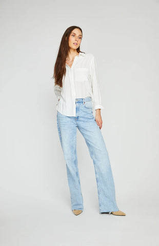 Gentle Fawn- Paige Textured Cotton Shirt