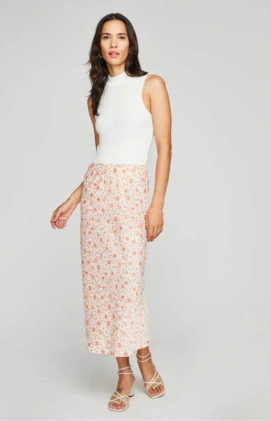 Gentle Fawn- Florentine Skirt- White Ditsy