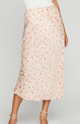 Gentle Fawn- Florentine Skirt- White Ditsy