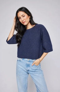 Gentle Fawn- Molly Pullover Sweater- Heather Blue