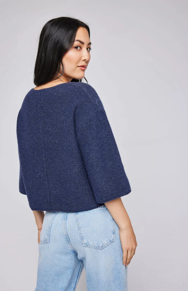 Gentle Fawn- Molly Pullover Sweater- Heather Blue