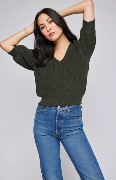 Gentle Fawn- Pheobe Pullover Sweater- Olive