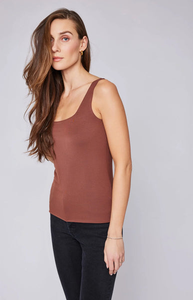 Gentle Fawn- Belize Tank (Cognac)