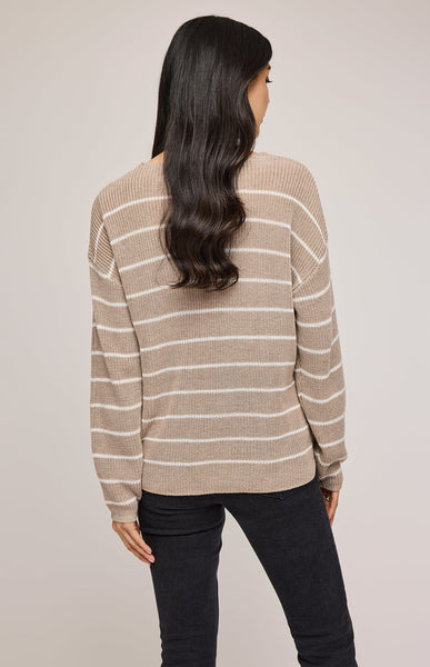 Gentle Fawn- Tucker Pullover Sweater (Heather Cashew)