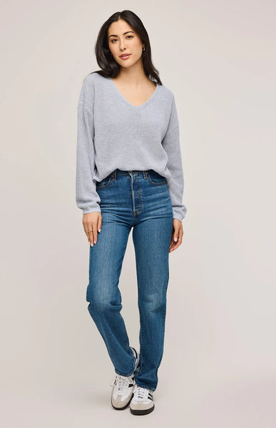 Gentle Fawn- Tucker Pullover Sweater (Heather Grey)