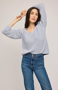 Gentle Fawn- Tucker Pullover Sweater (Heather Grey)