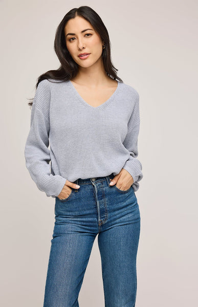 Gentle Fawn- Tucker Pullover Sweater (Heather Grey)