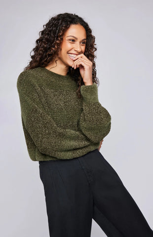 Gentle Fawn- Rosetta Pullover Sweater- Olive