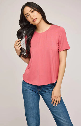 Brielle T-Shirt- Berry Pink