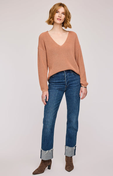 Tucker Pullover Sweater- Cork