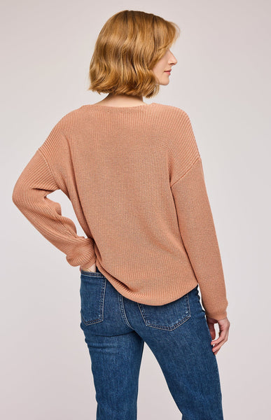 Tucker Pullover Sweater- Cork