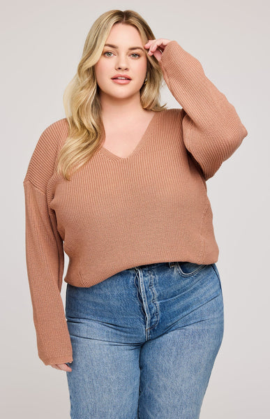 Tucker Pullover Sweater- Cork