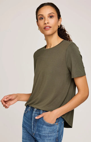 Brielle T-Shirt-Jasper Green