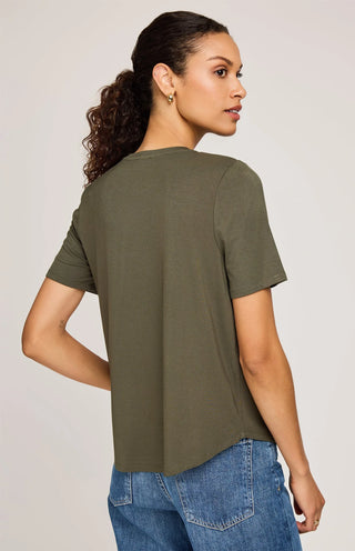Brielle T-Shirt-Jasper Green