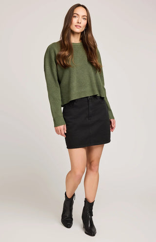 Echo Pullover Sweater-Green