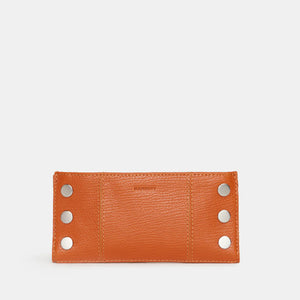 Hammitt- 110 North Wallet- Candlelight Orange/Brushed Silver