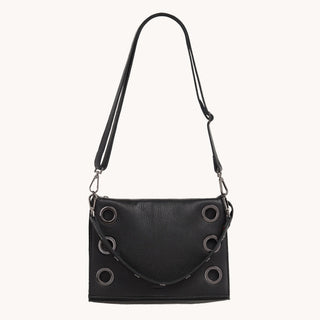 Montana Clutch Large- Black Laguno/Gunmetal