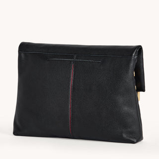 VIP Large Black/Brushed Gold Red Zip