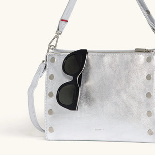 Montana Clutch Large- Sidewalk Silver