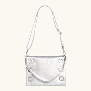 Montana Clutch Large- Sidewalk Silver