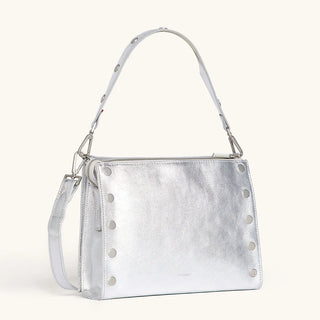 Montana Clutch Large- Sidewalk Silver