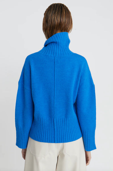 Deluc- Hatfield Turtleneck Sweater- Blue