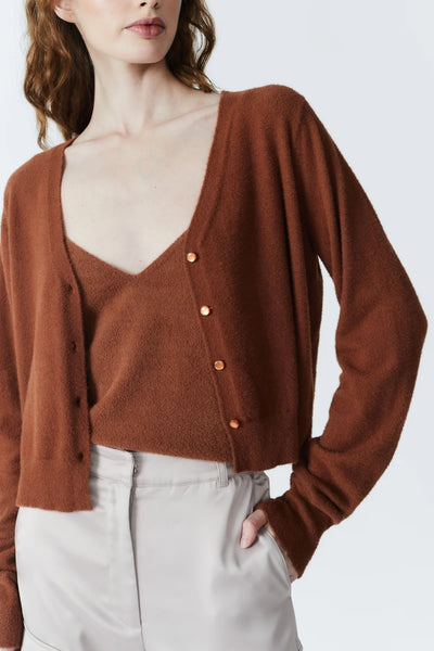 Deluc- Saosin Cardigan- Cinnamon