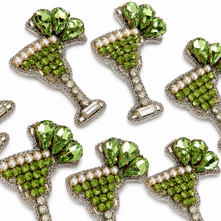 Margarita Hand Made Embellished Bling Stud Earrings