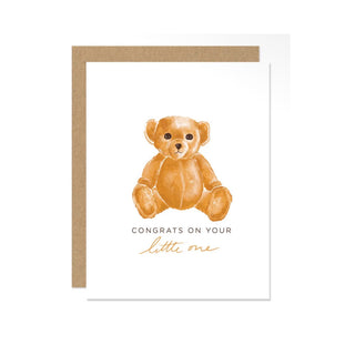 Teddy Bear Baby Shower Greeting Card
