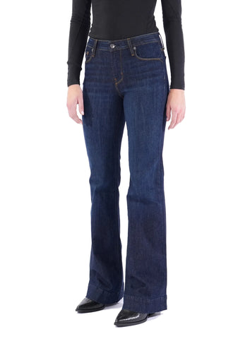 Haala-BELLA : TROUSER FLARE (DEEP OCEAN) GOLD COMBO