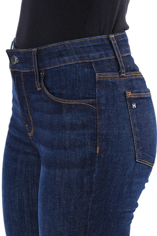 Haala-BELLA : TROUSER FLARE (DEEP OCEAN) GOLD COMBO