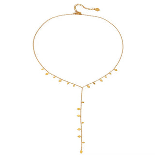 Directions Gold Lariat Y Necklace