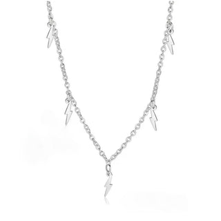 Lightning Bolt Shaker Necklace