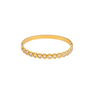 Elodie Heart Cuff Bracelet