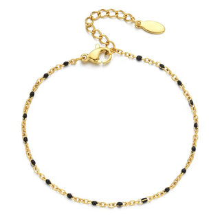 Carly Enamel Ball Chain Bracelet