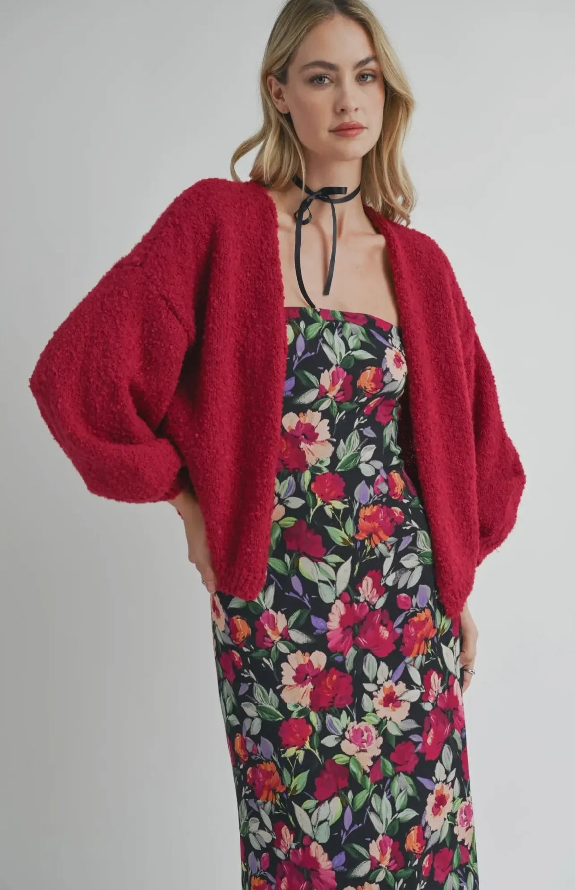 Sadie & Sage- Marley Dolman Sleeve Sweater Cardi